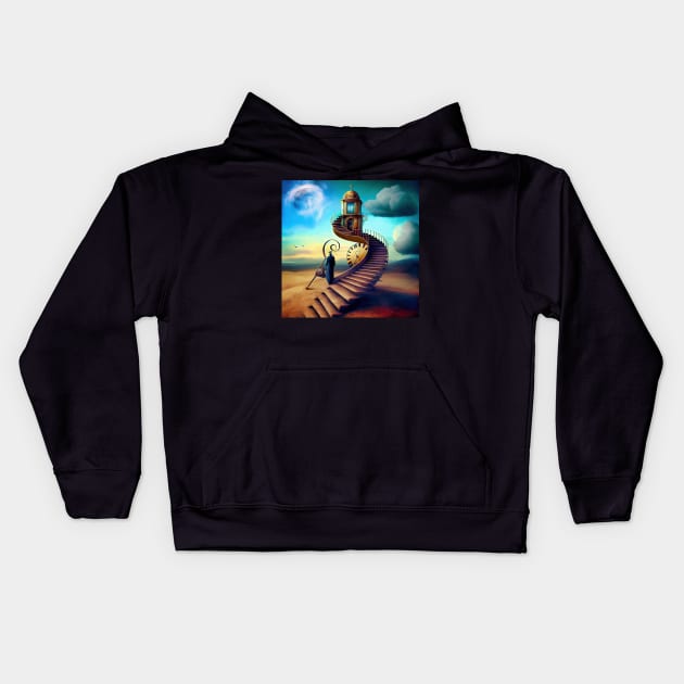 Dreams Kids Hoodie by VISIONARTIST